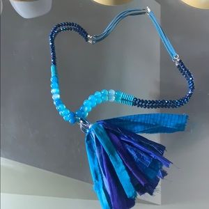 Long Blue Necklace